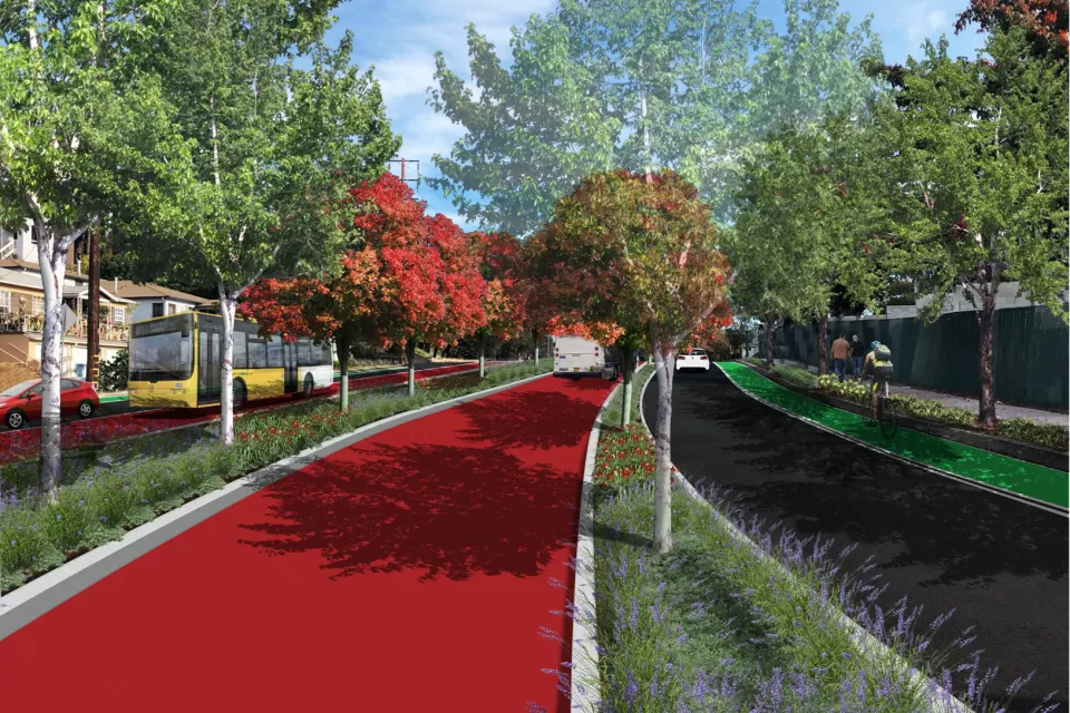 Proposed North Hollywood-Pasadena BRT Line